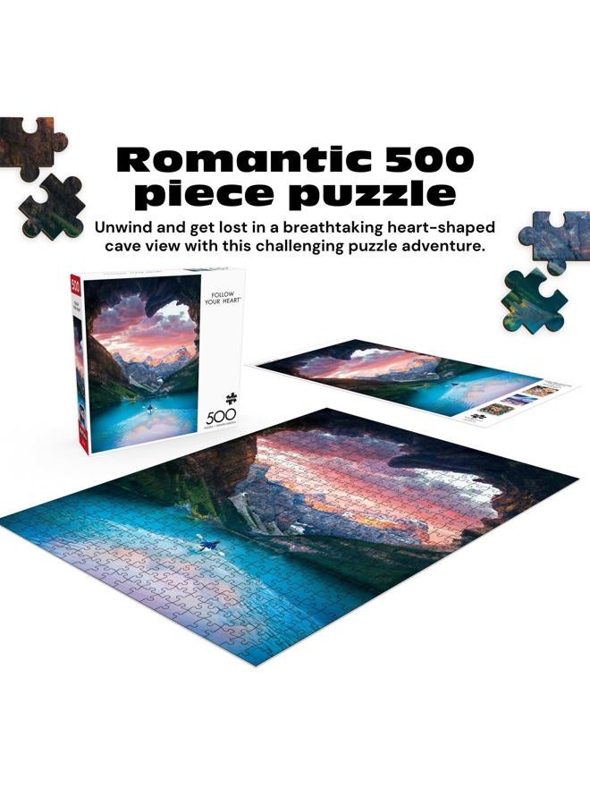 Buffalo Games Dillion Saw -Follow Your Heart - 500 Piece Jigsaw Puzzle For Adults -Challenging Puzzle Perfect for Game Nights - Finished Size is 21.25 x 15.00 - Image 4